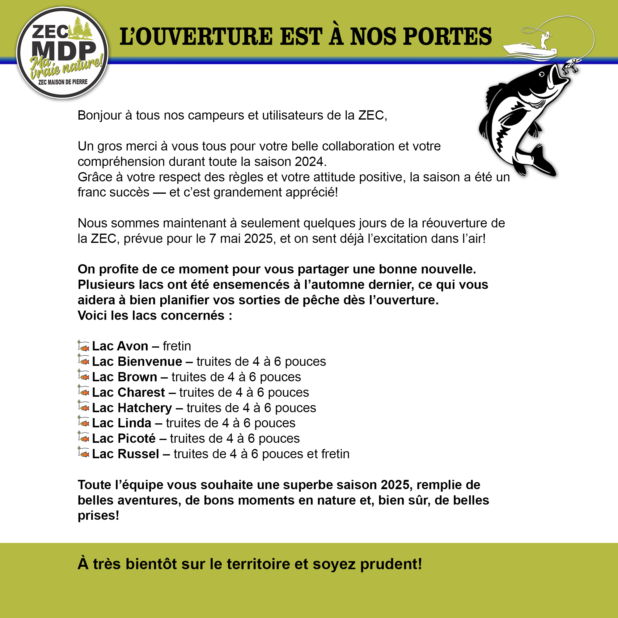 emsemencement 2024 et ouverture2025